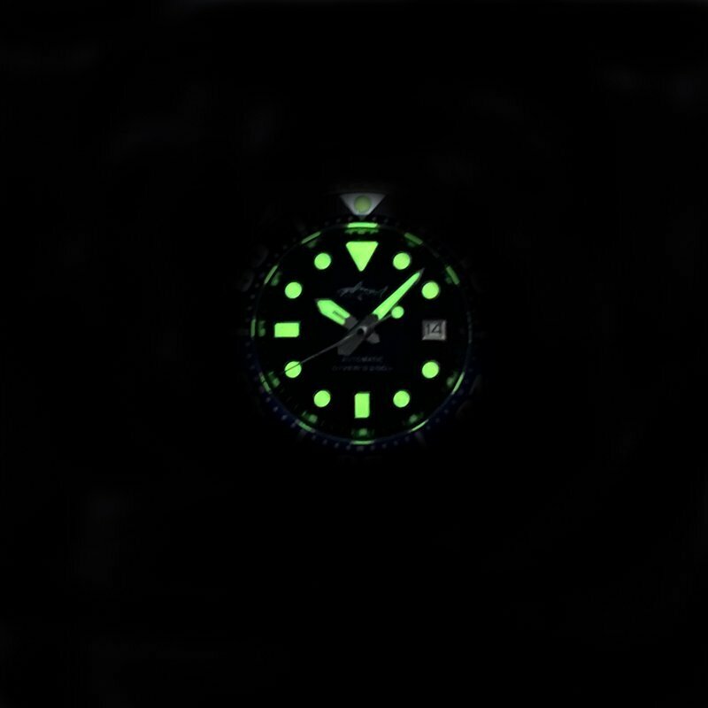 Heimdallr Sharky SUMO SBDC001 NH35A Automatic Diver 200M Watch 44mm 316L C3