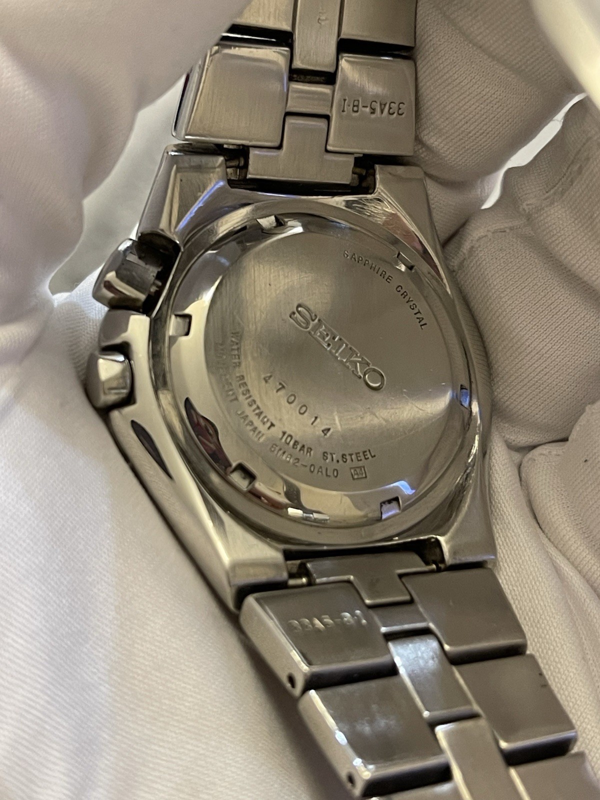 Seiko Arctura Kinetic 5M62 Silver Dial Stainless Steel 43mm Men’s Watch