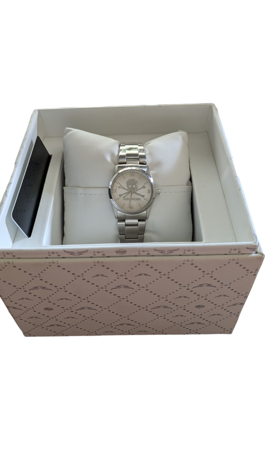 Zadig Voltaire Silver Watch, Stainless Steel – Tête de mort (Skull)