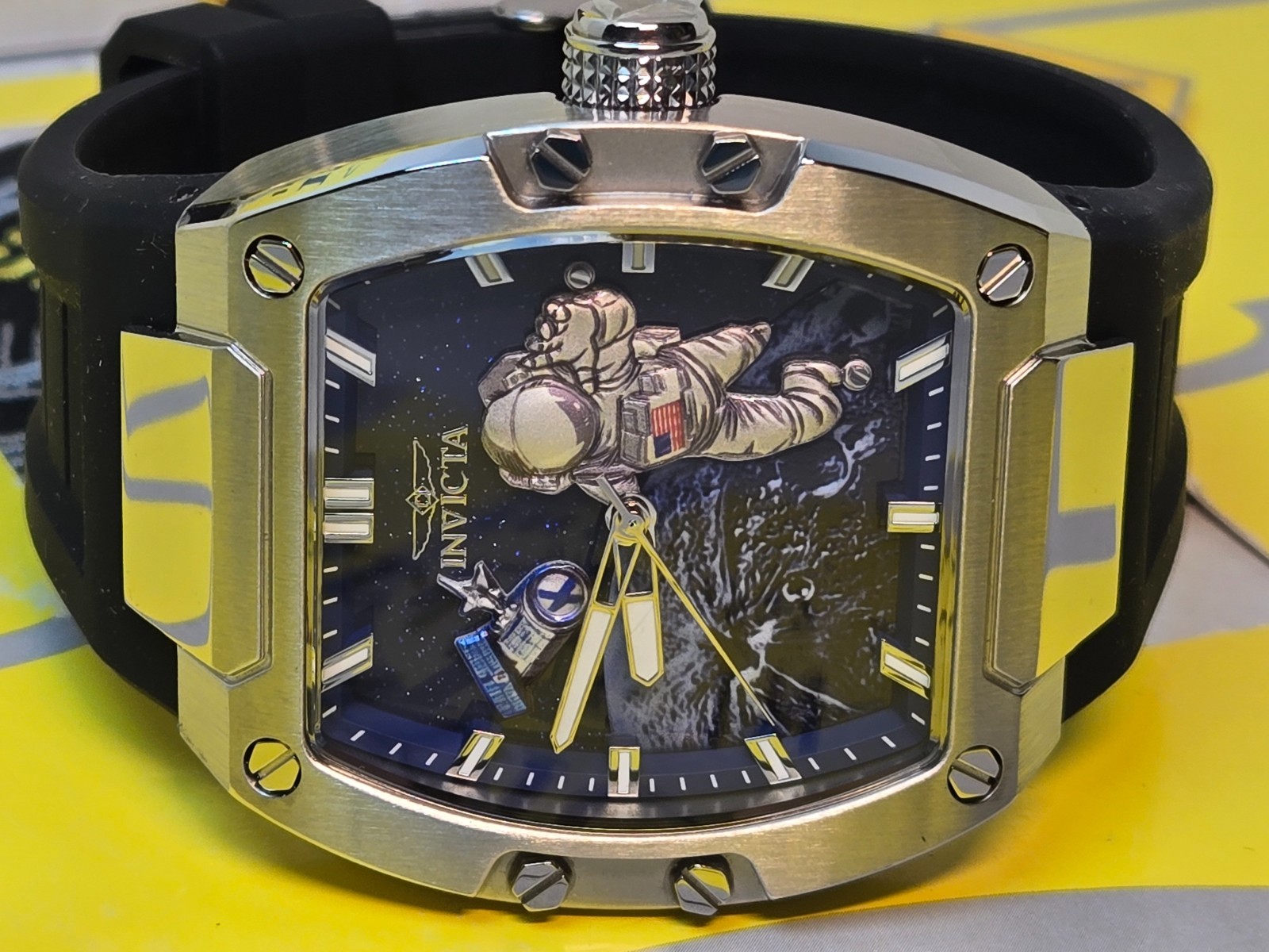Invicta S1 Rally Moonlander Artemis ll USA Moon Expedition Men’s Watch 43mm NEW!