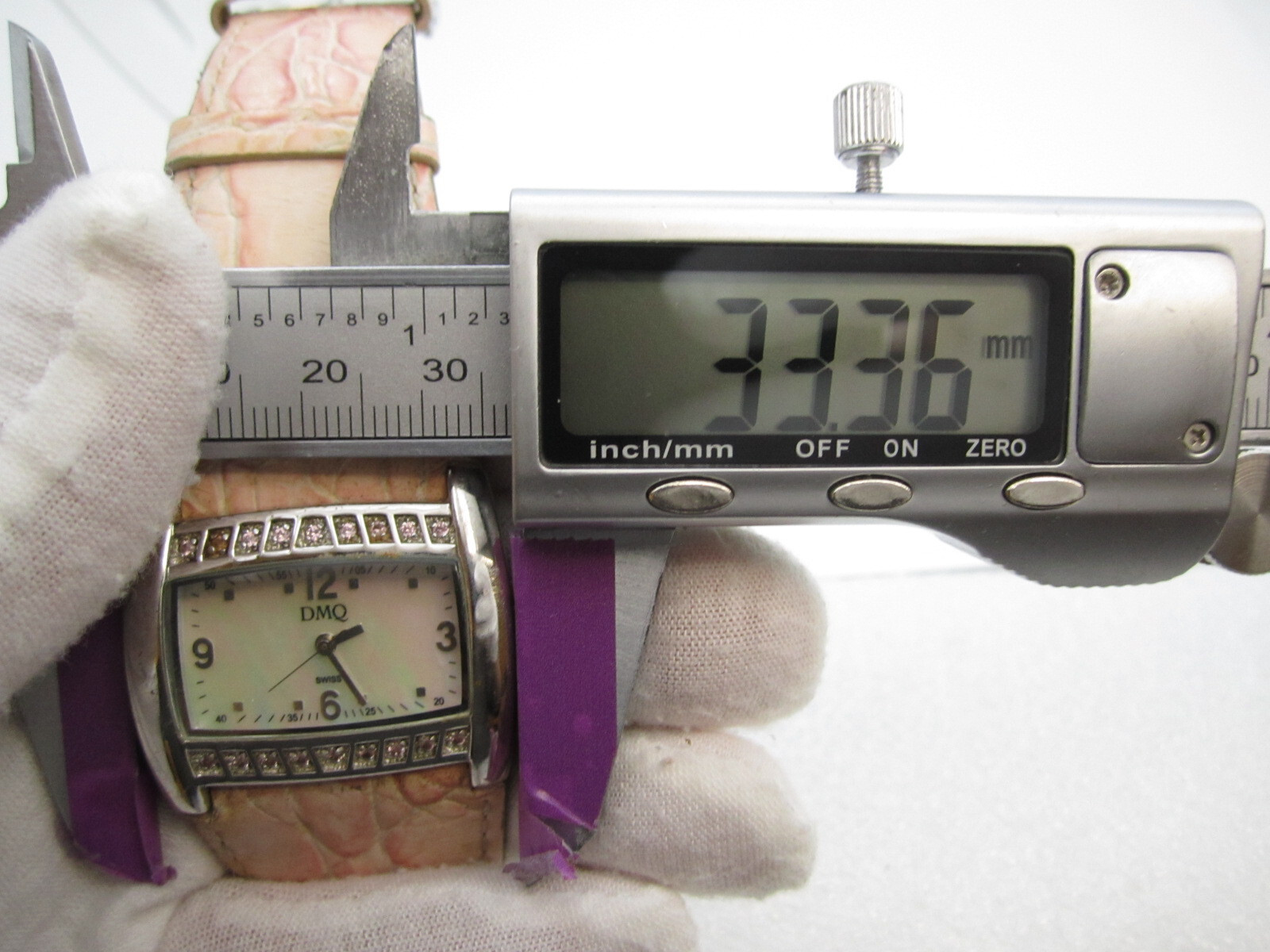 Women DMQ Quartz WR Analog 33mm Watch (H300) “New Battery”