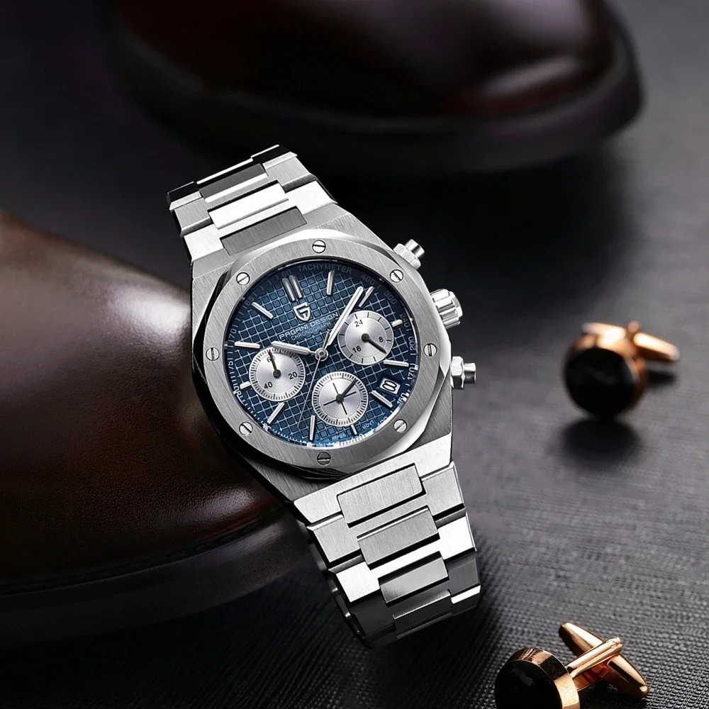 PAGANI DESIGN PD-1707 2026 Quartz VK63 Sapphire Crystal Stainless Steel Watch