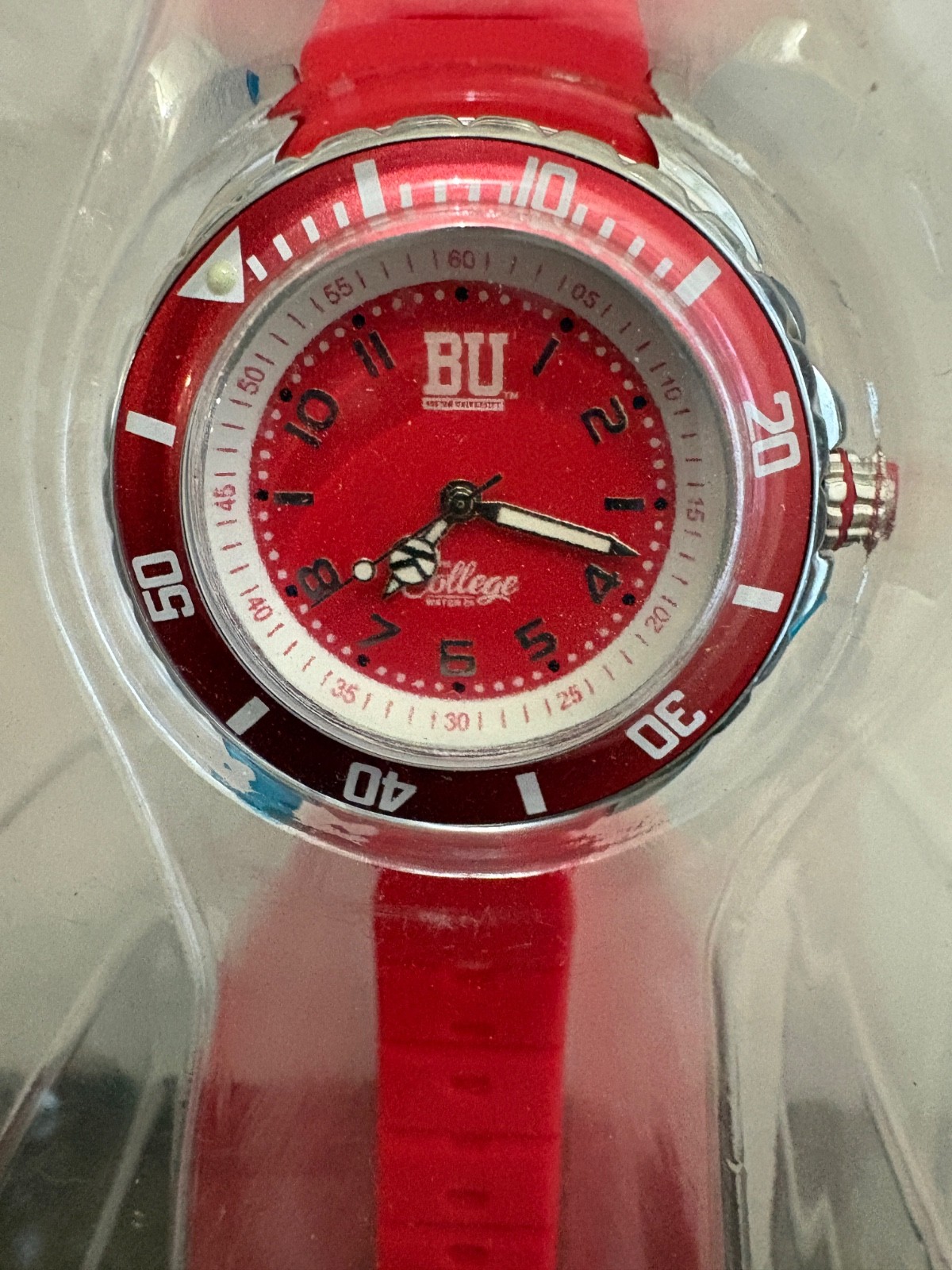 Boston University Terriers Watch New The College Watch Co Red Silicone Sport