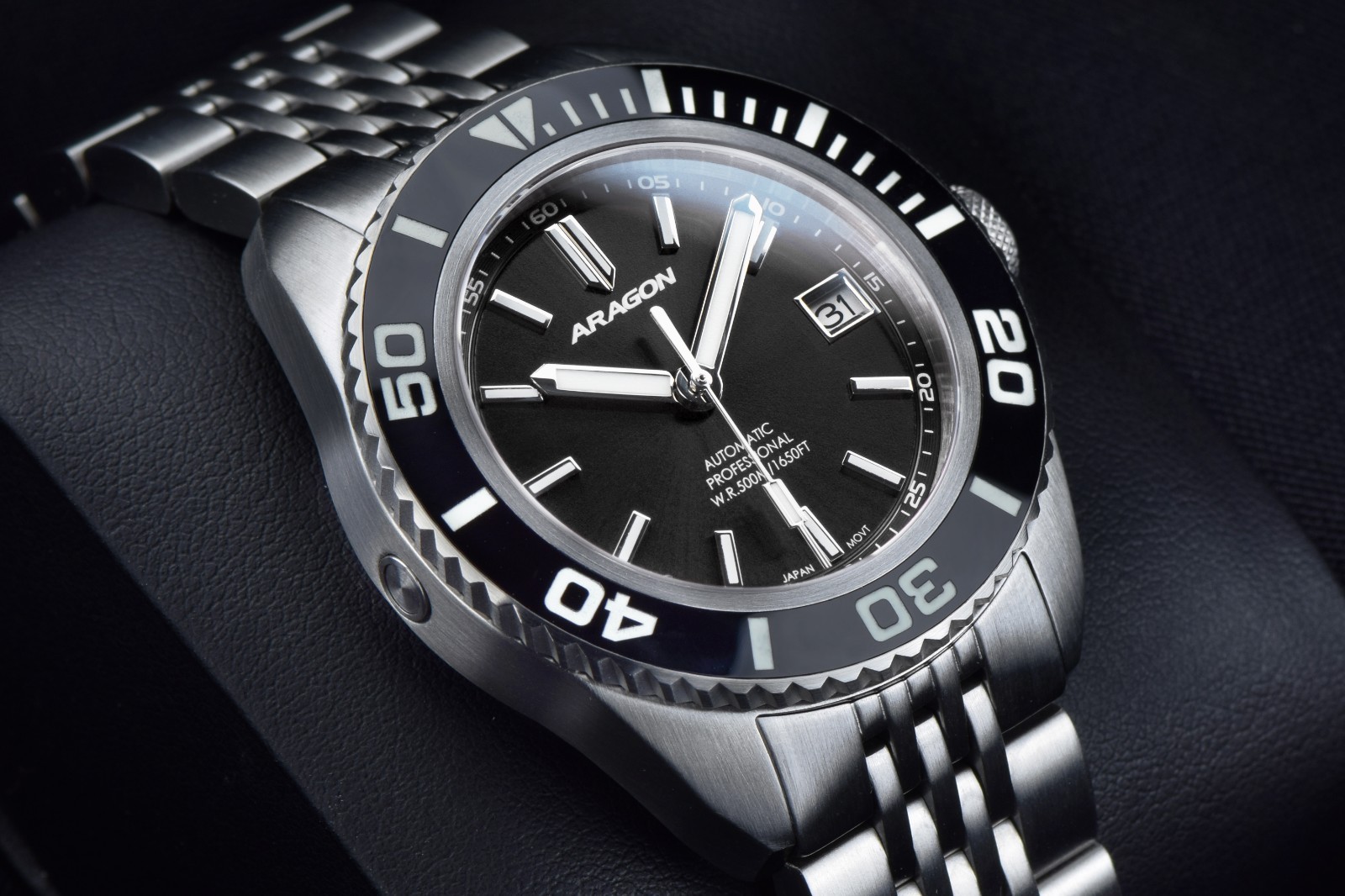 ARAGON A616BLK EVO NH35 44mm