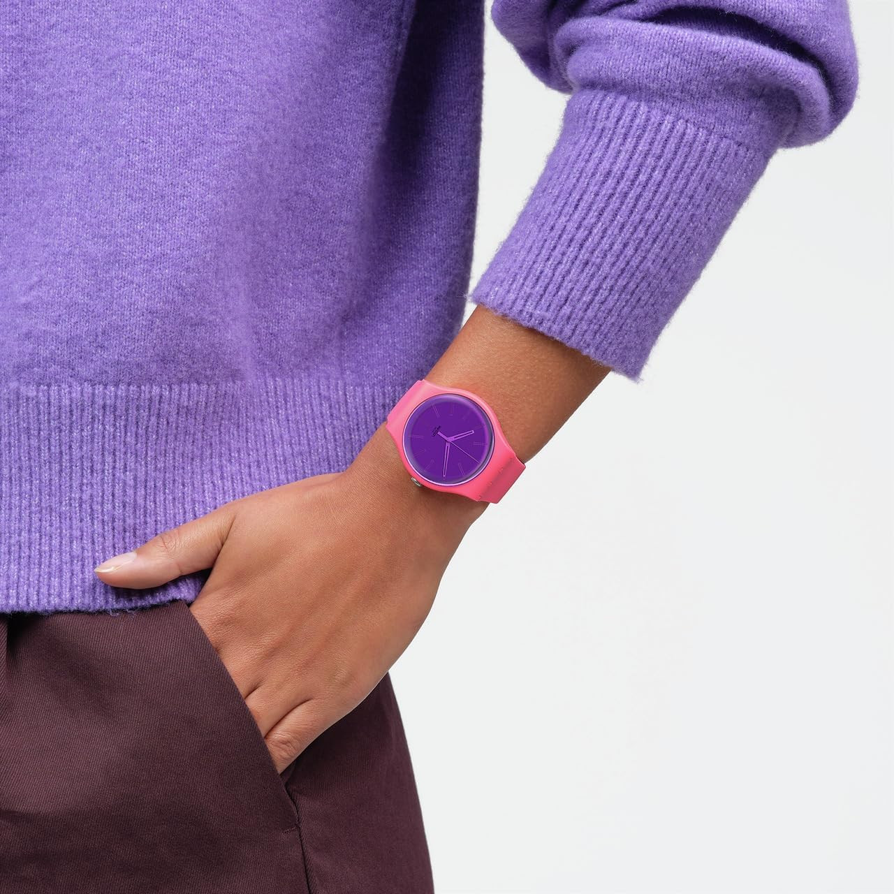 Gent Biosourced Pink Quartz Watch – Waterproof Unisex Casual Style