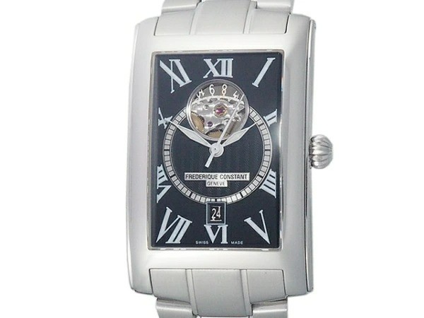 Frederique Constant Classic Carrée Heart Beat FC-315BS4C26B Silver Dial Auto Men