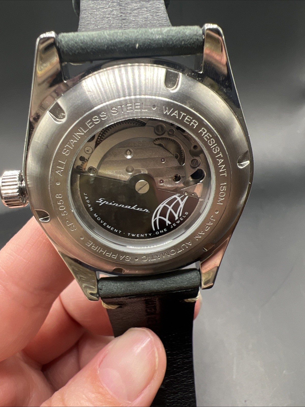 Spinnaker Croft Automatic (SP-5058) Sapphire Stainless Steel. With Box