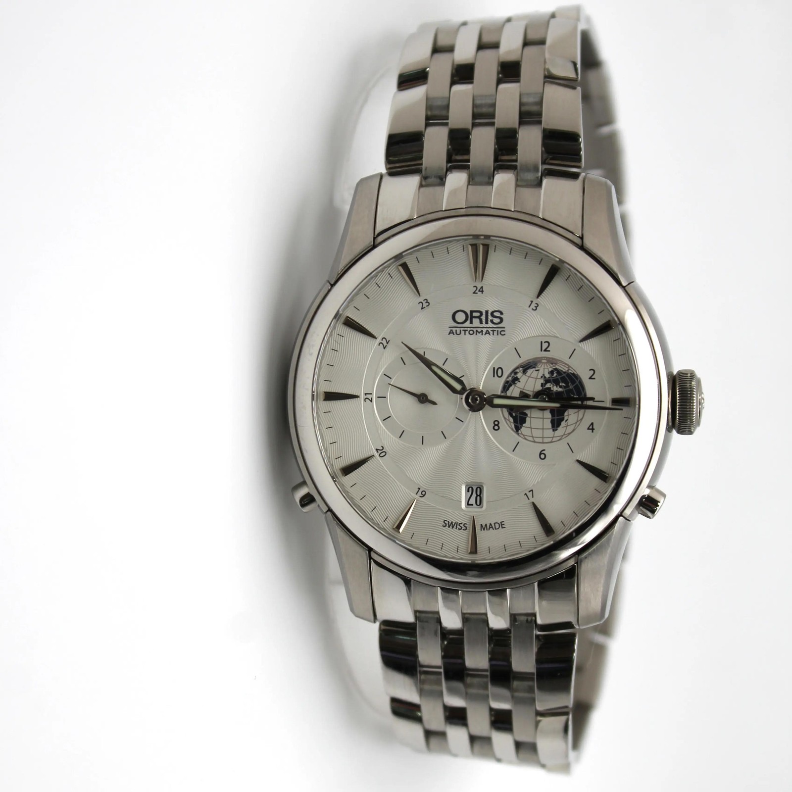 Oris Artelier Steel Silver Limited Edition Automatic Mens Watch 690 7690 4081