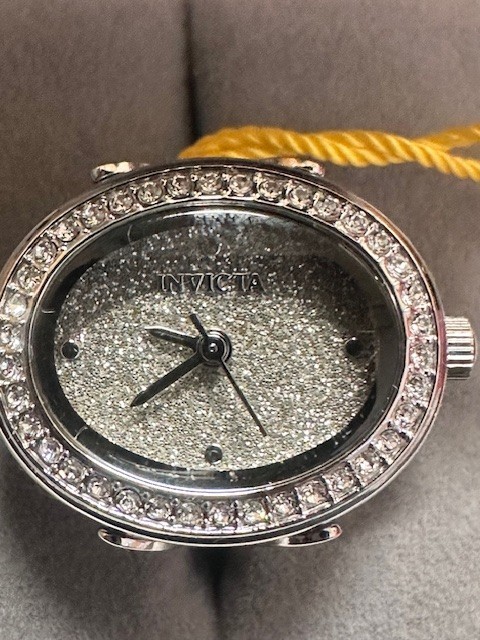 Women’s Silver Bling Ring Watch Invicta Mini Angel – 18.5mm, Steel (49573)