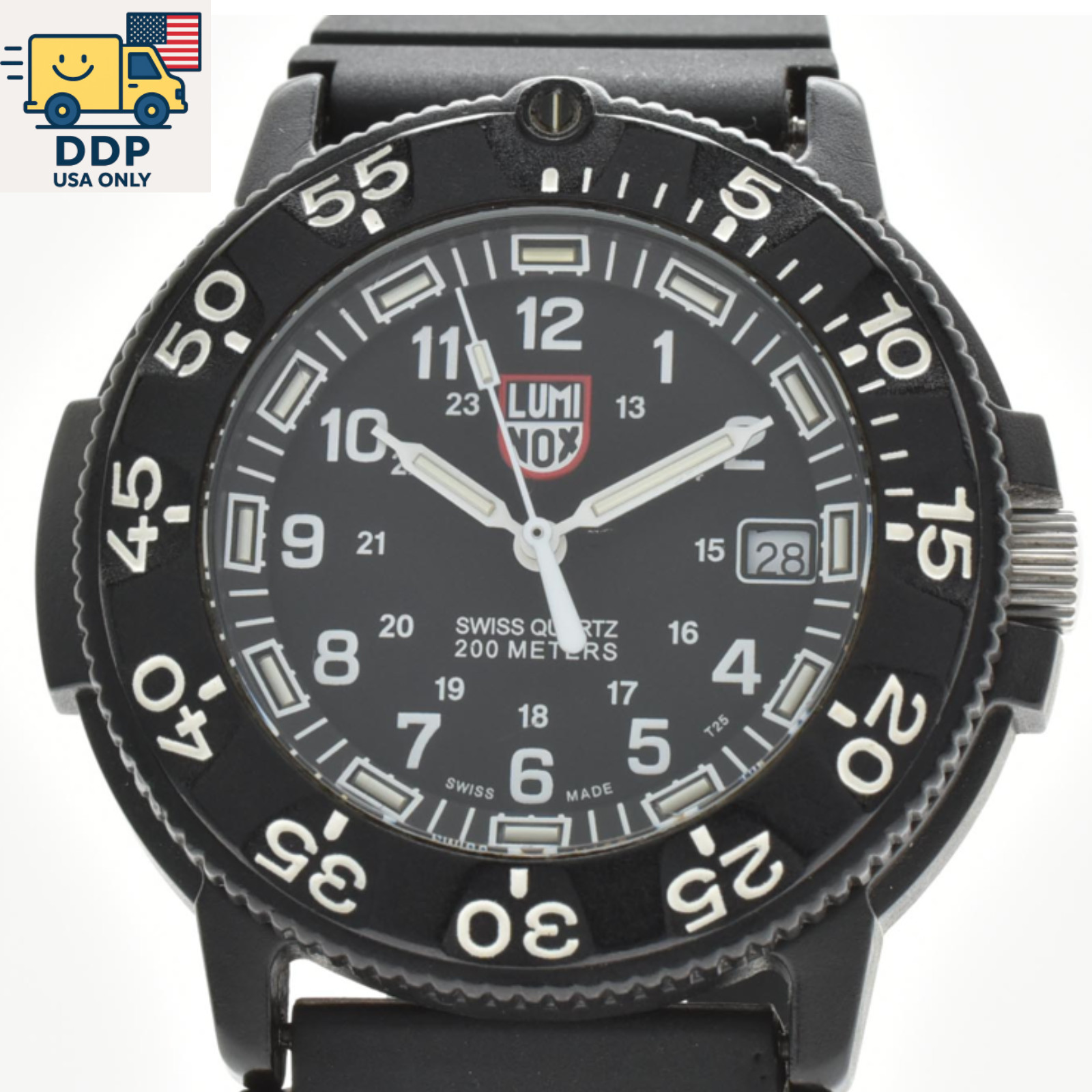 Luminox Navy SEAL Men’s Watch Black Dial 3000/3900 V3 200 Meters [Near Mint]