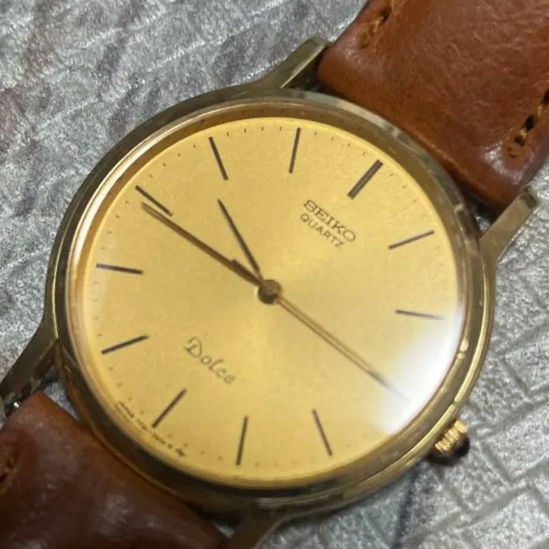 Seiko Dolce 7131-7910 Quartz Wristwatch Used From Japan