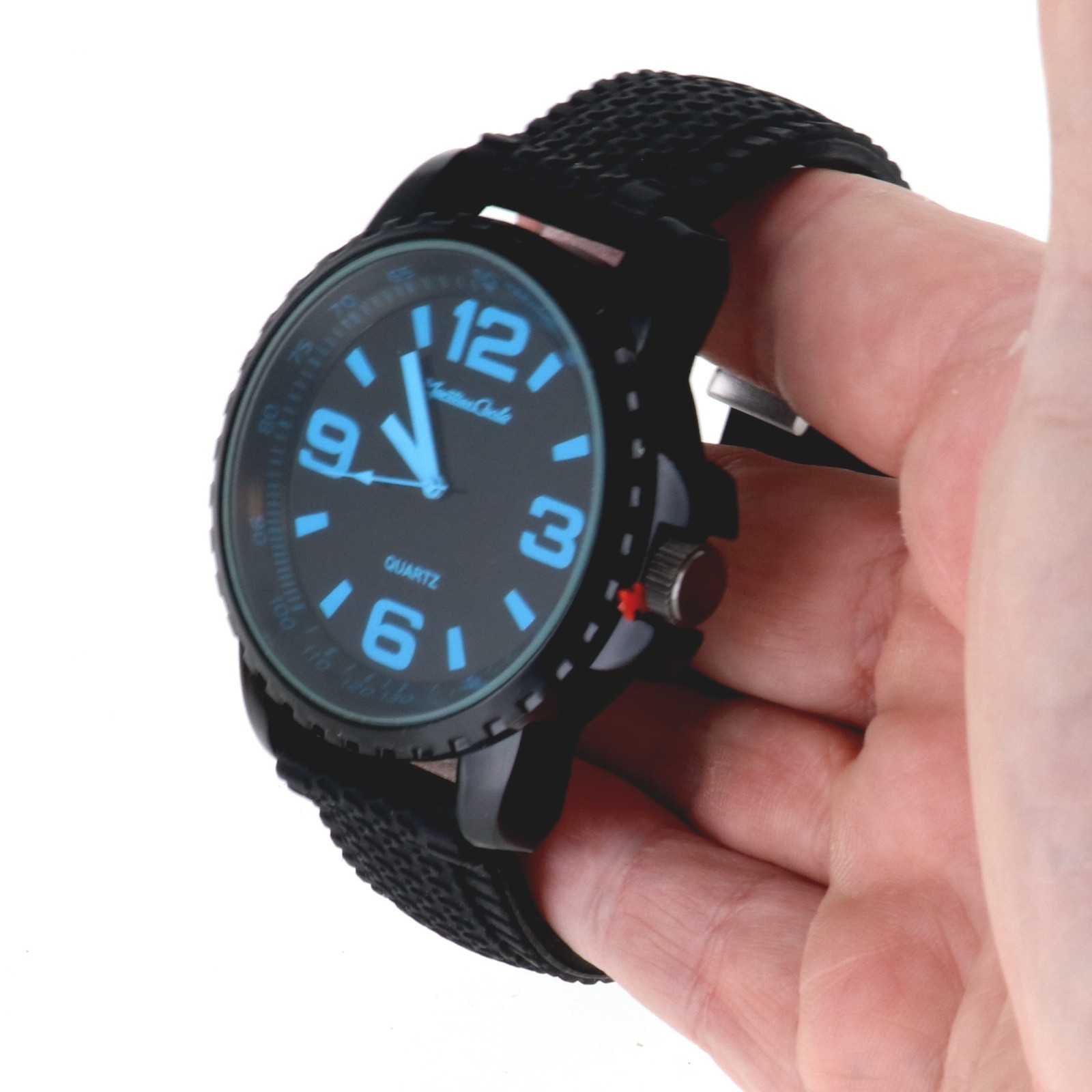 Montres Carlo Men’s 50mm Japan Movement Sport Style Easy to Read Men’s Watch