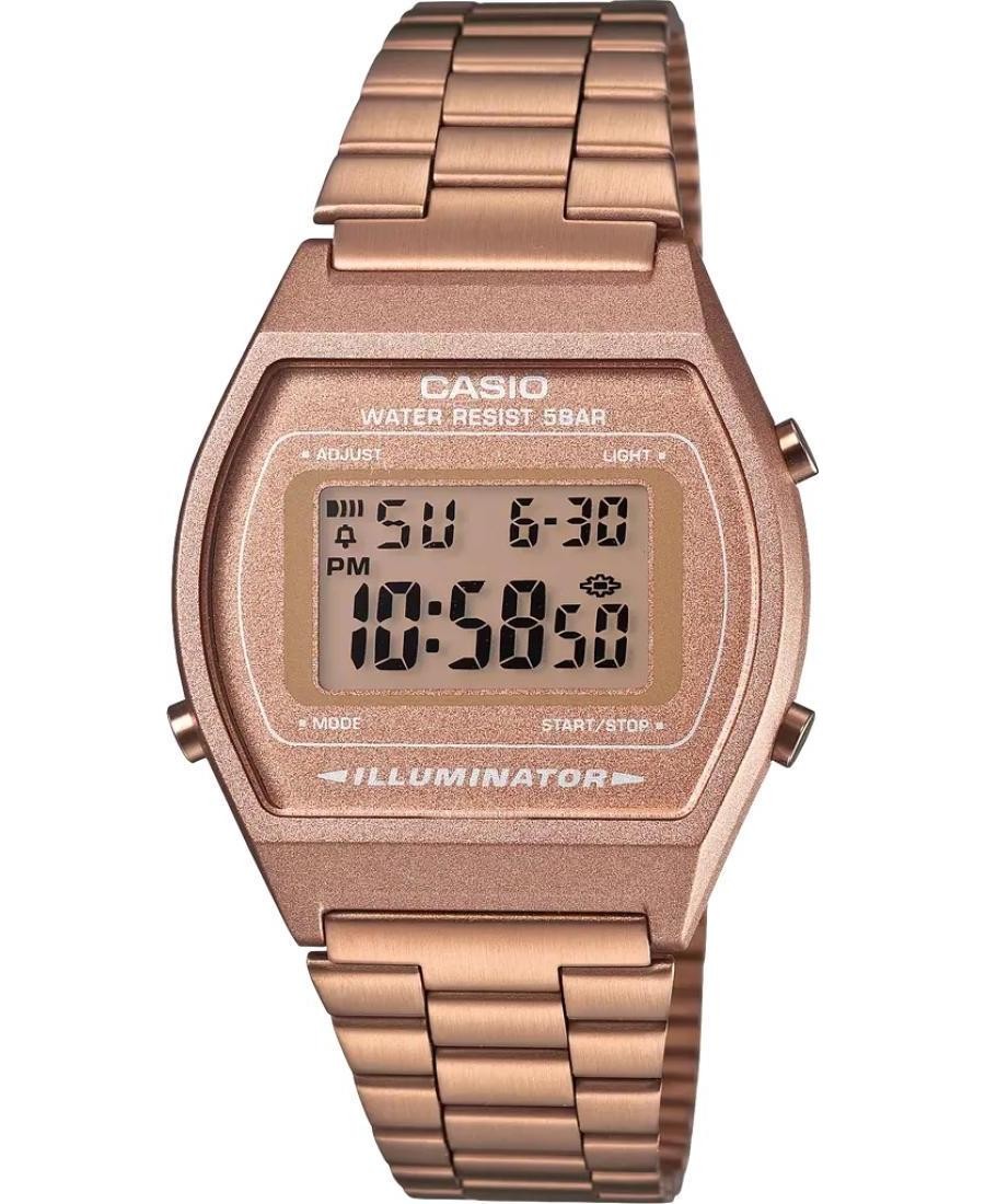CASIO Men Digital Quartz Casual Watch Classic Dress Golden Dial Waterproof Recta
