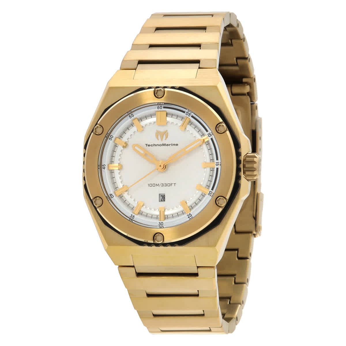 Technomarine TM-416046 Coral Silver-tone Dial 36 mm Women’s Watch New
