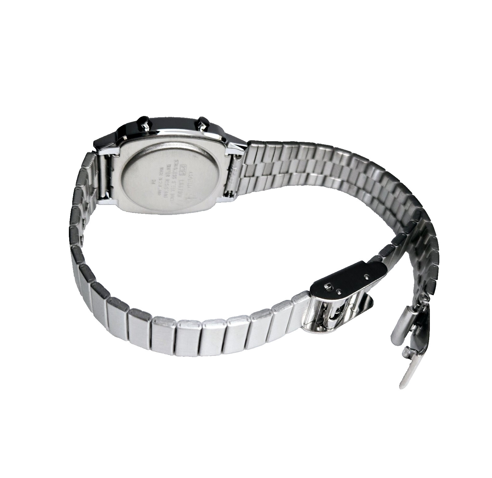 Casio Digital Ladies Watch Classic Silve Tone LA670WA-1 LA670W LA670 SILVER TONE