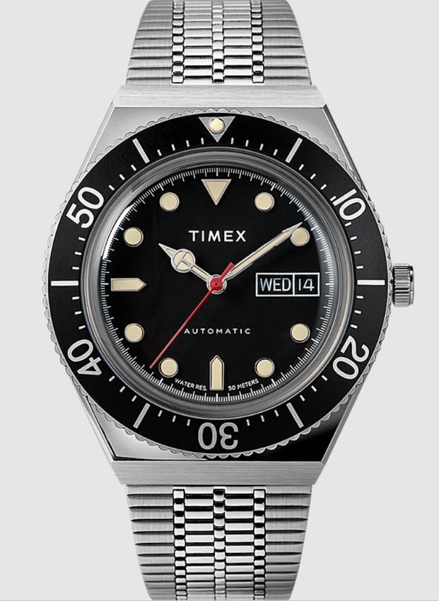 $350 MSRP | Timex M79 Men’s Automatic Stainless Steel Watch – TW2U78300ZV