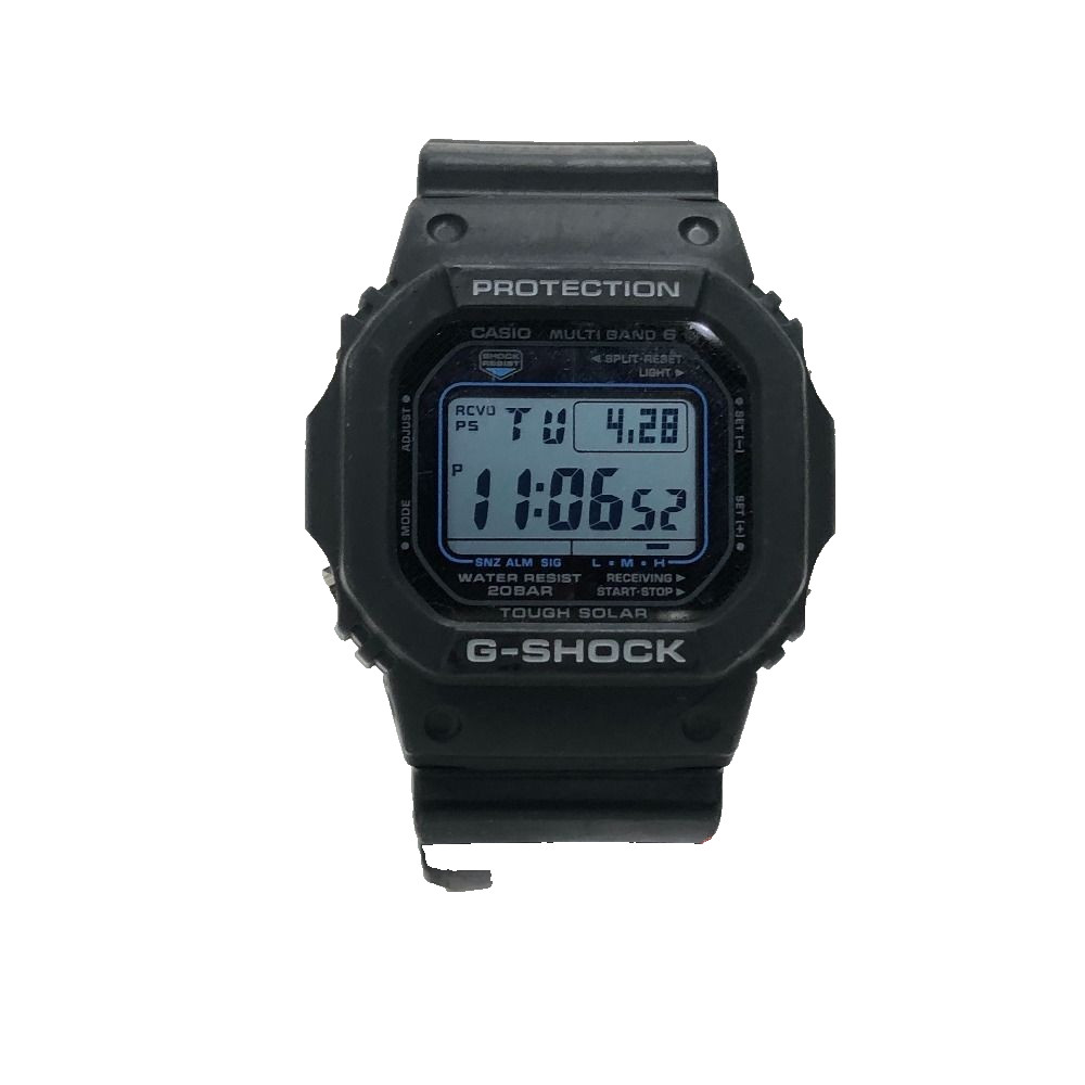 CASIO G-SHOCK GW-M5610U-1CJF Origin Solar Radio Digital Watch Black Used Japan