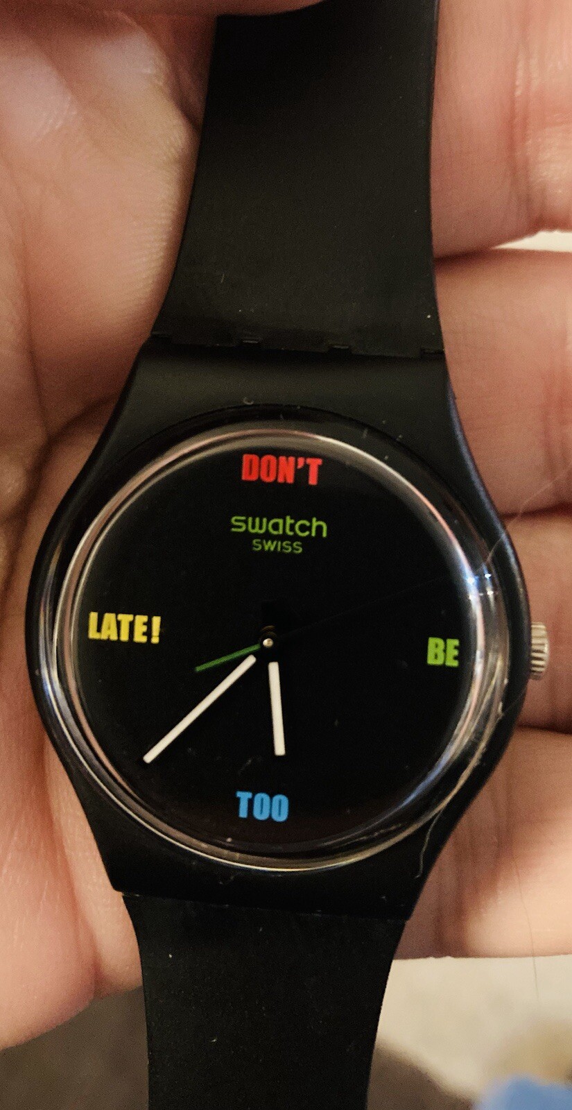 Swatch Originals 1984 Don’t Be Too Late RELOADED 34mm NEW