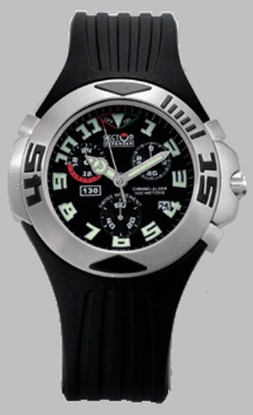 Sector Expander 130 Chronograph Alarm – Swiss Made – New with Tags