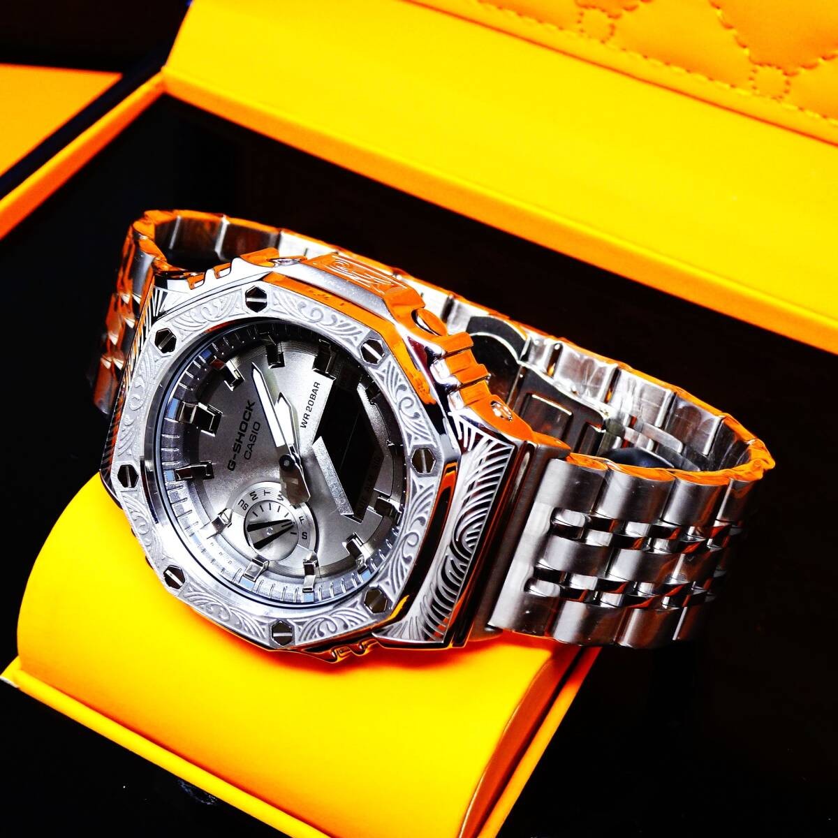 New〓MOD〓Custom watch〓Regular GA2100SB body included〓Aftermarket product