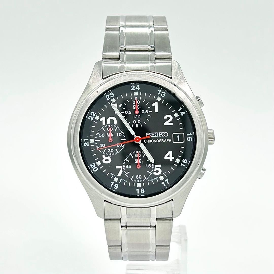 SEIKO Chronograph V657 7110 Quartz Wristwatch