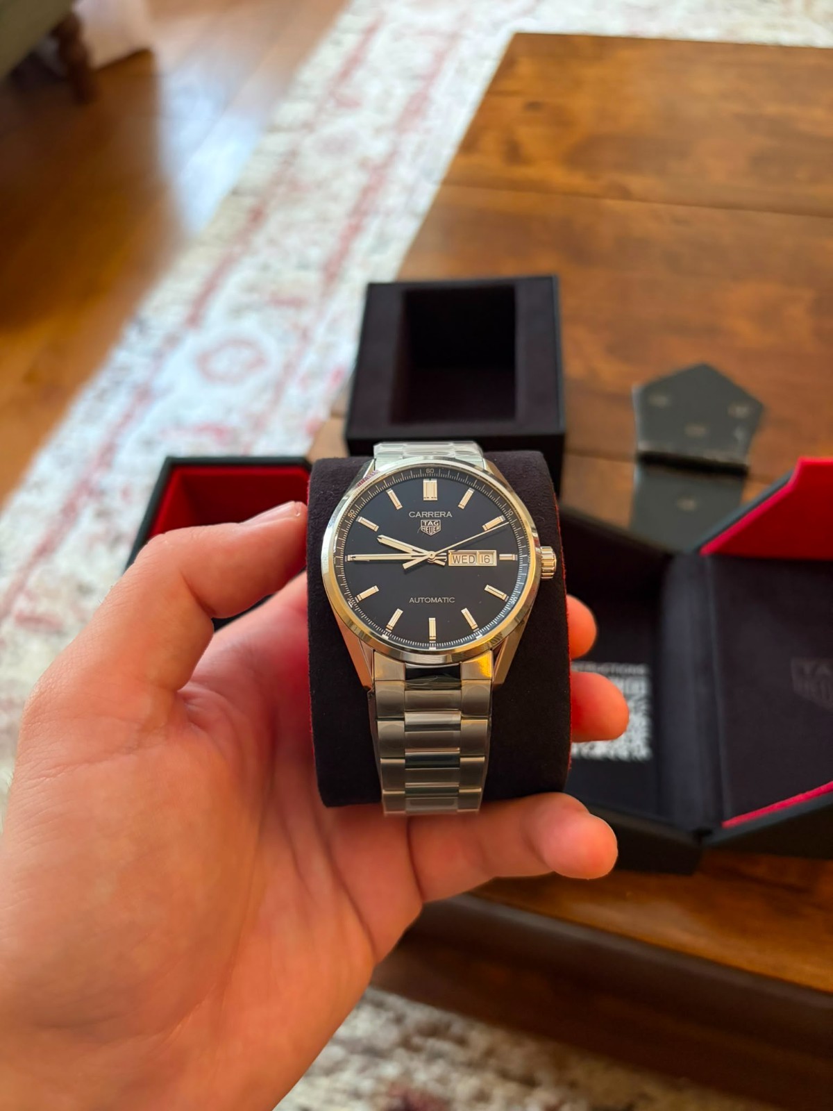TAG Heuer Carrera Day-Date 41mm Automatic Blue Men’s Watch – Brand New Unworn