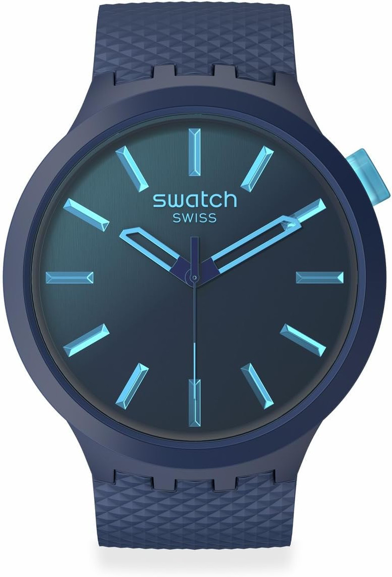 Bold Blue Waterproof Unisex Watch with Indigo Glow – Automatic Style