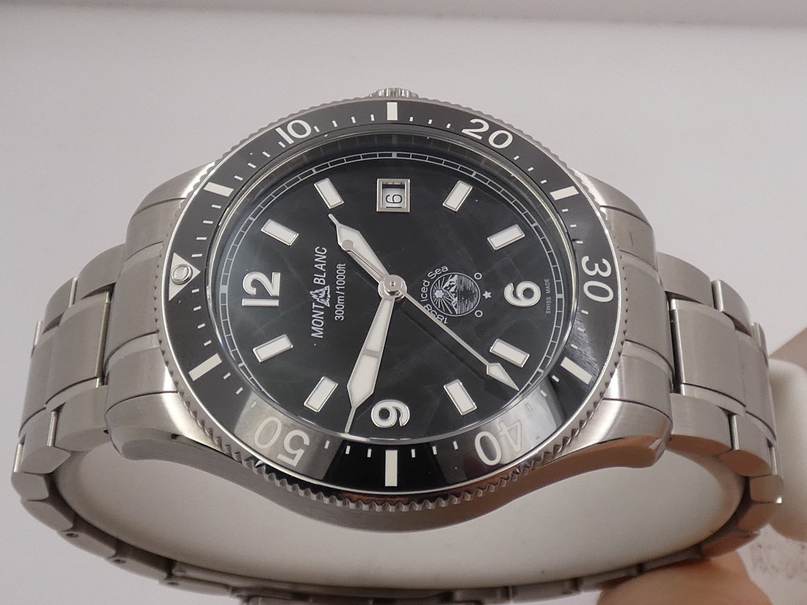MONTBLANC 1858 ICED SEA DIVING 129371 NEW BOX PAPERS&STICKERS MAR 2026 AUTOMATIC