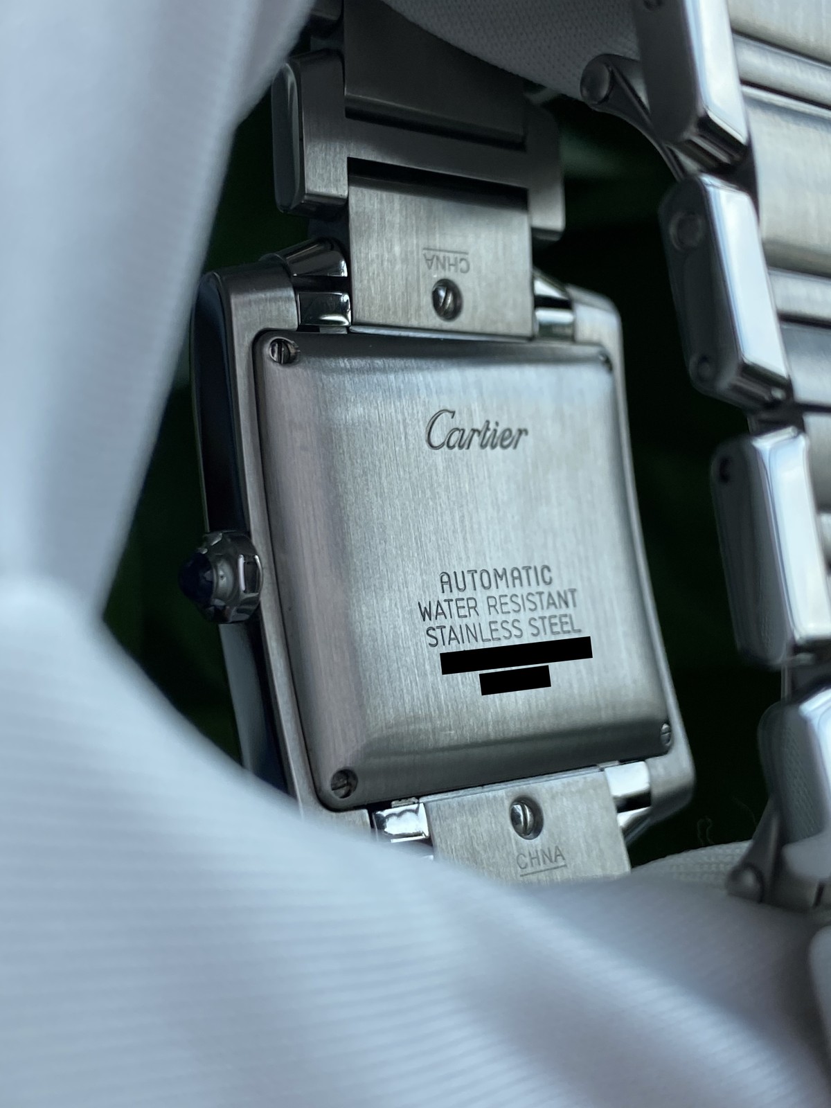 CARTIER Tank Francaise W51002Q3 Automatic Men’s Watch