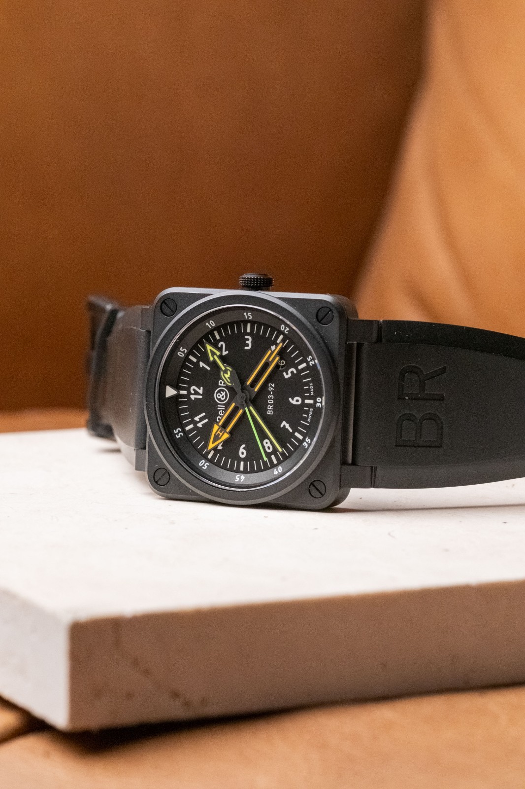 2022 Bell & Ross BR03-92 Radiocompass Limited Edition Ref. BR0392-RCO-CE/SRB