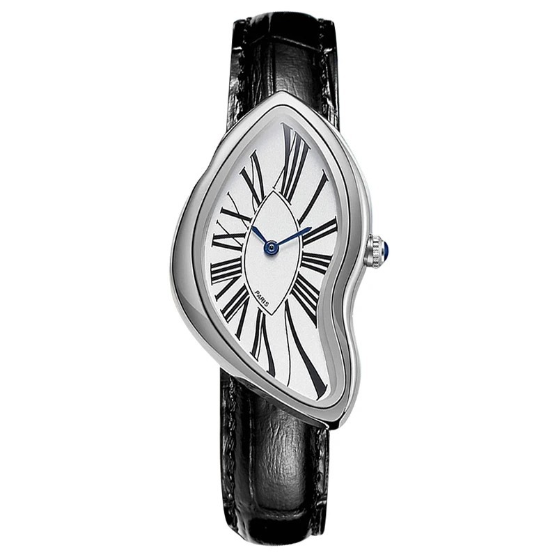 Melting Crash Watch Dali Paris French Vintage Rare Irregular Shape Waterproof US