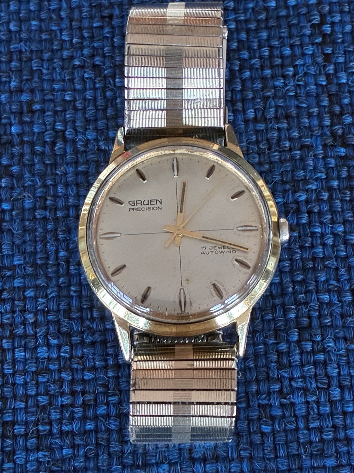Mid-Century GRUEN Precision Watch Autowind Running – Great Original bracelet