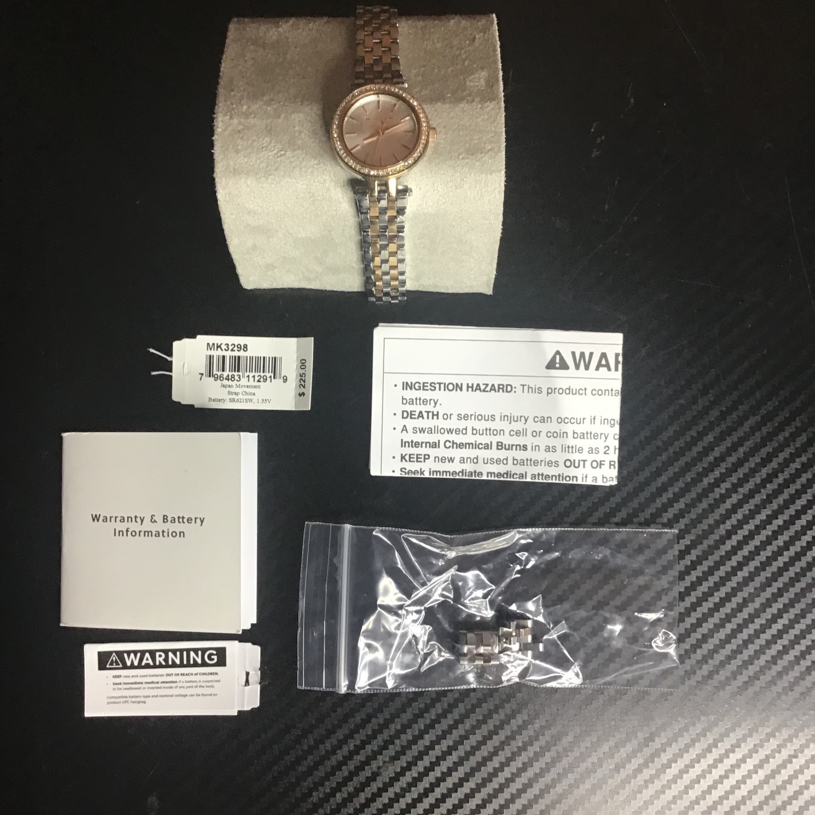 Michael Kors Darci Three-Hand Two-Tone Women’s Watch MK3298