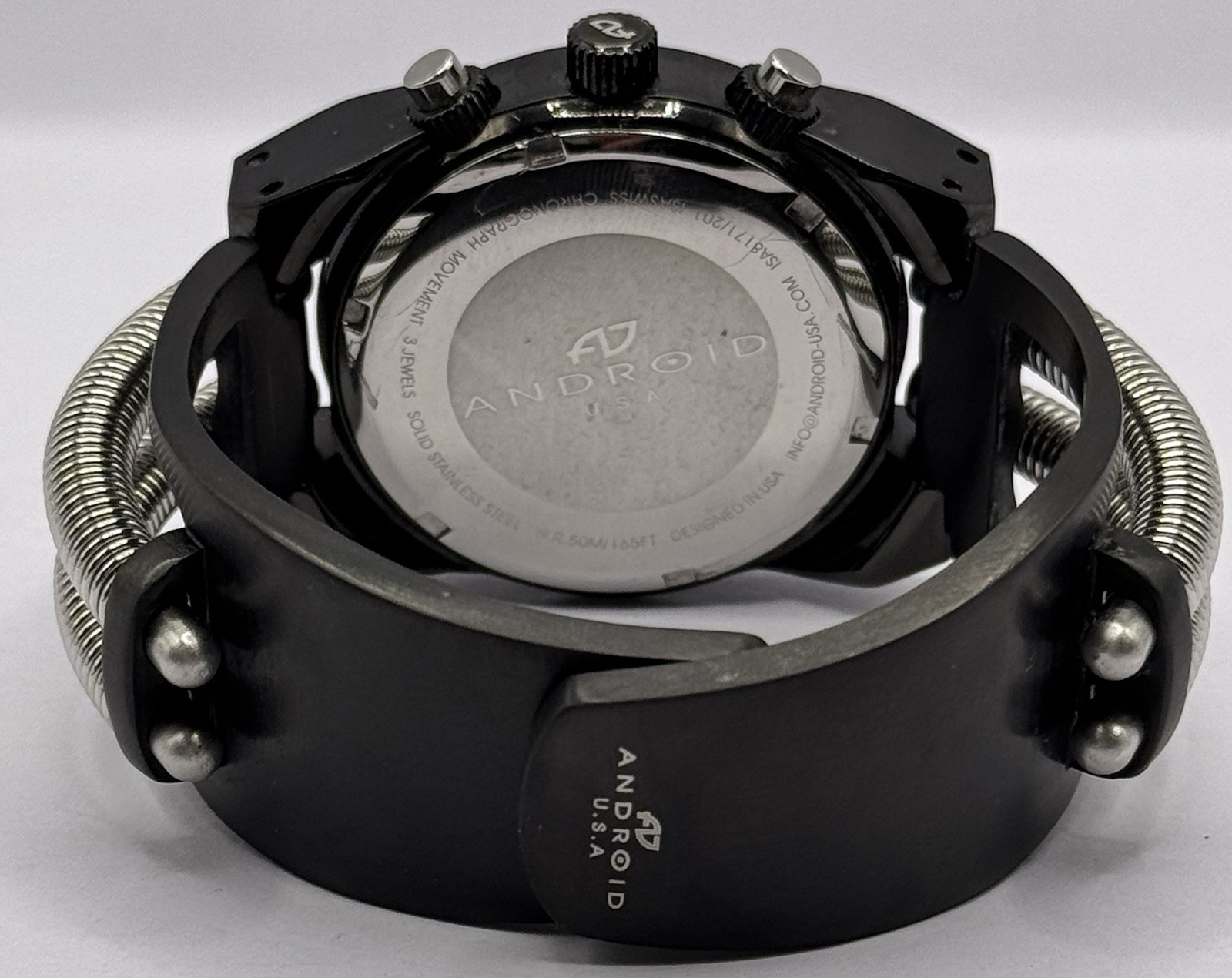 Set Of 3 Android Hydraumatic Chronograph Quartz In 3 Slot Android Case
