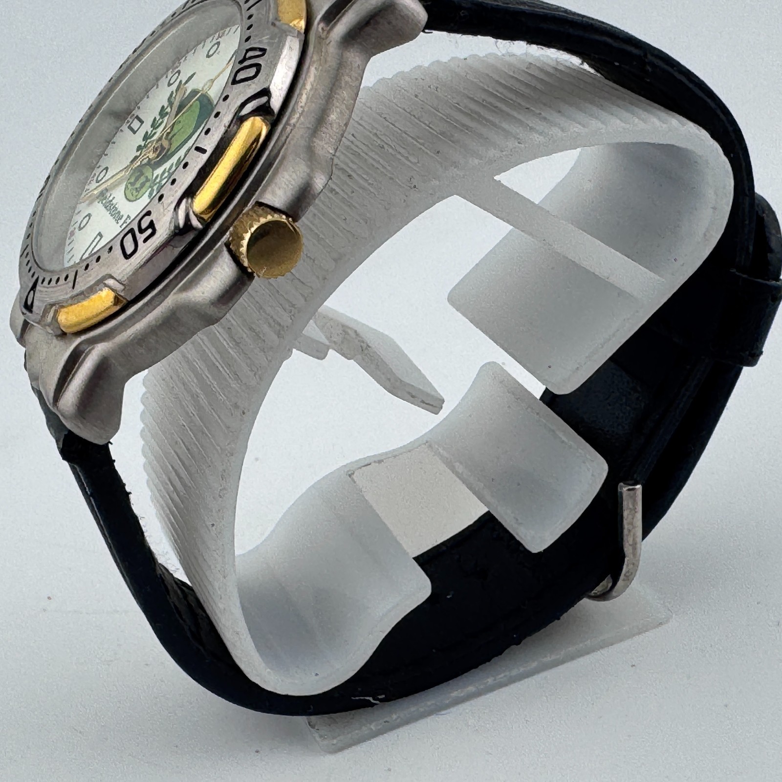 Fieldstone Farm Ocean Star Quartz Watch Men Dual Tone Rotating Bezel New Battery