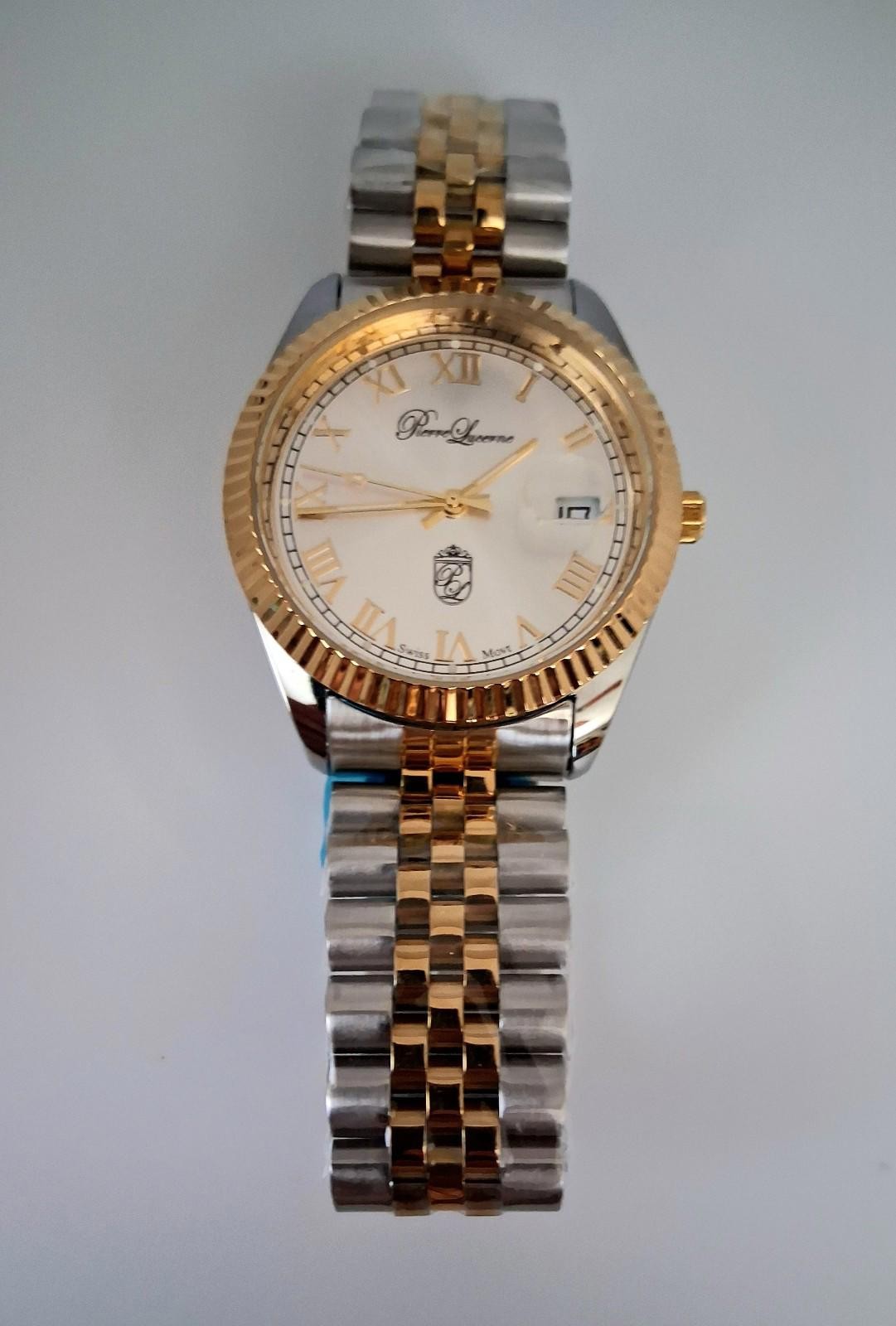 NEW Pierre Lucerne Jubilee President Date Just Men’s Watch
