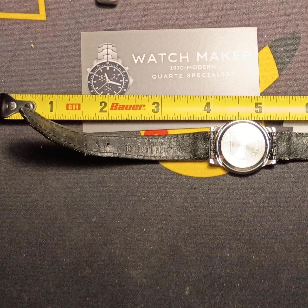 Gloria Vanderbilt Watch LEATHER Band 1980’s Style Vintage
