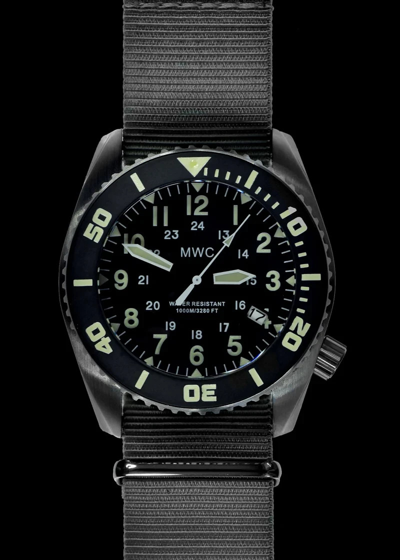 MWC Depthmaster | 1000m | Ronda 715li Quartz | Stainless Steel | Helium Valve
