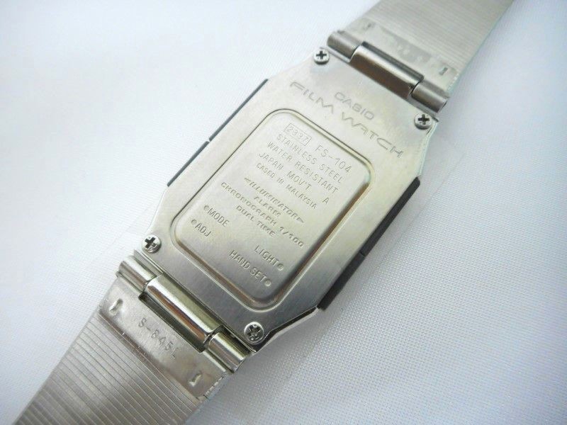 Casio PELA Film Watch FILM WATCH Analog Digital wristwatch FS 104