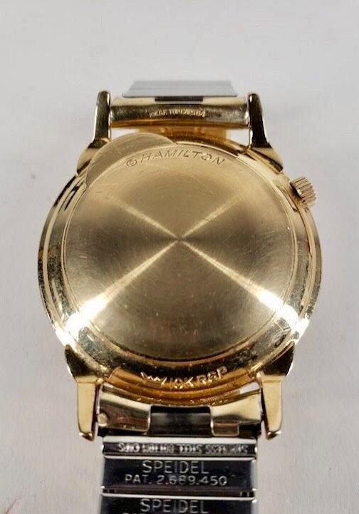 Vintage NOS 10kt GF Hamilton Nautilus 600 Electric Watch Cal. 505 Untested