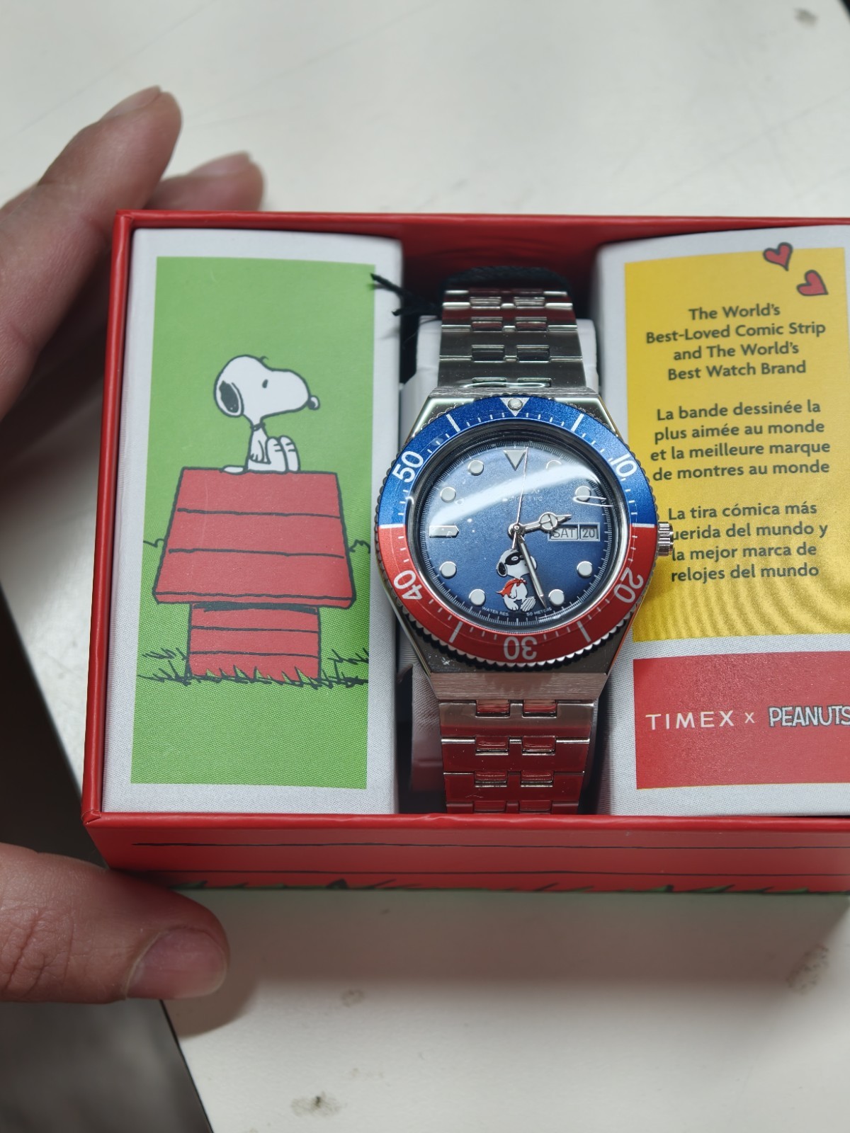 Timex M79 Automatic x Peanuts “Snoopy Edition” (Ref. TW2W47500) — Full Set