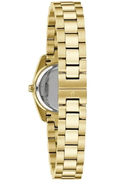Bulova 98L315 Crystal Pave Gold-Tone Women’s Dress Watch