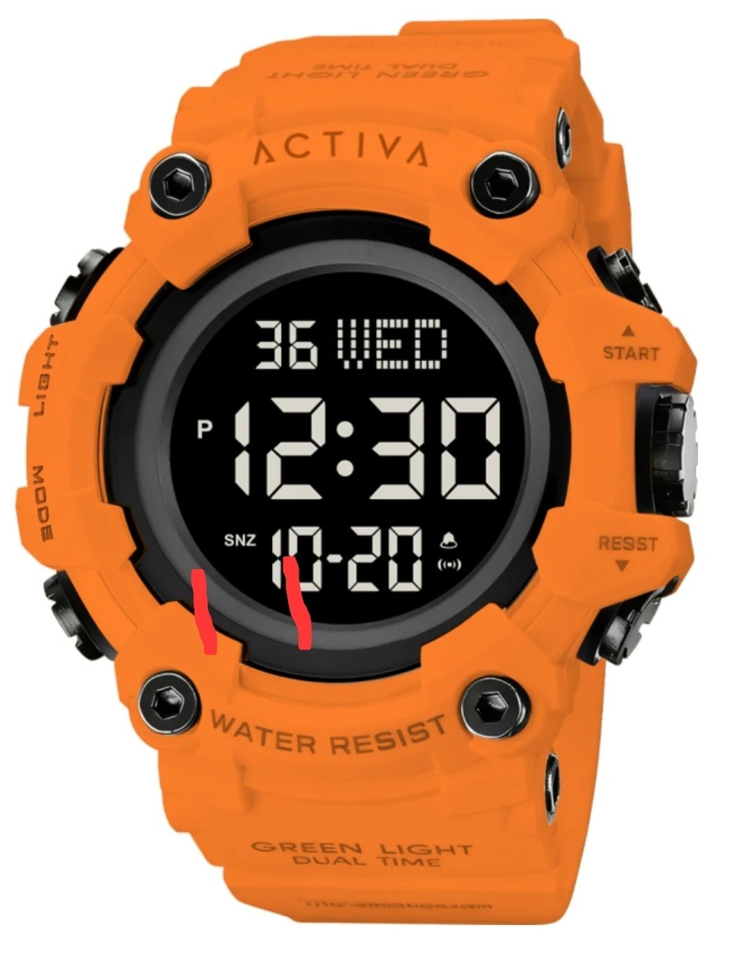 NEW Activa X Invicta Orange Kadron 53mm Digital FREE GIFTS & SAME DAY SHIPPING