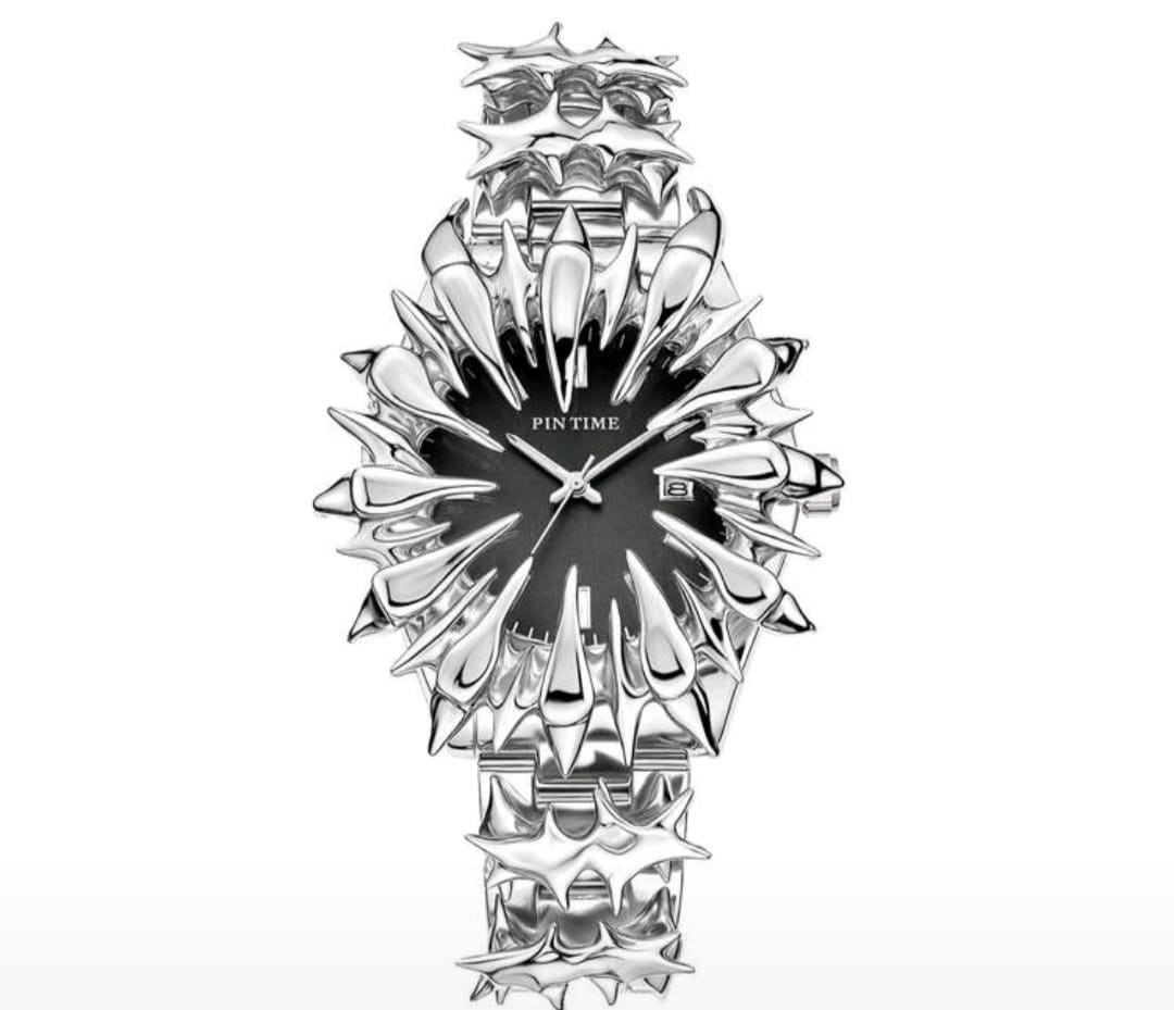 PINTIME Quartz Men’s Watch with Date, New Battery and Engraved Details
