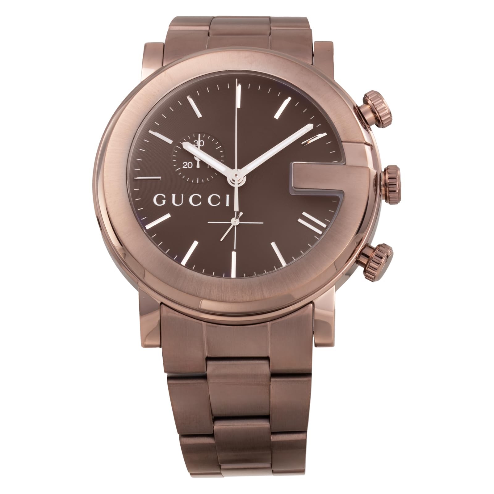 Unused GUCCI YA101341 Brown Men’s Watch in Box