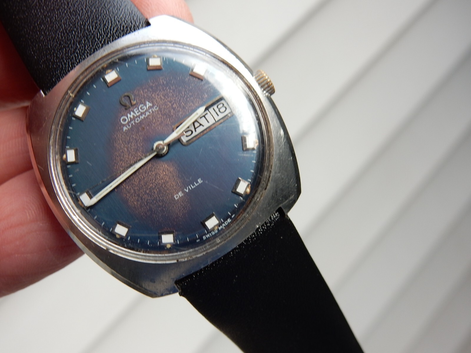Vintage Rare Omega De Ville Automatic Men’s Watch 1970. Multi Colored Dial