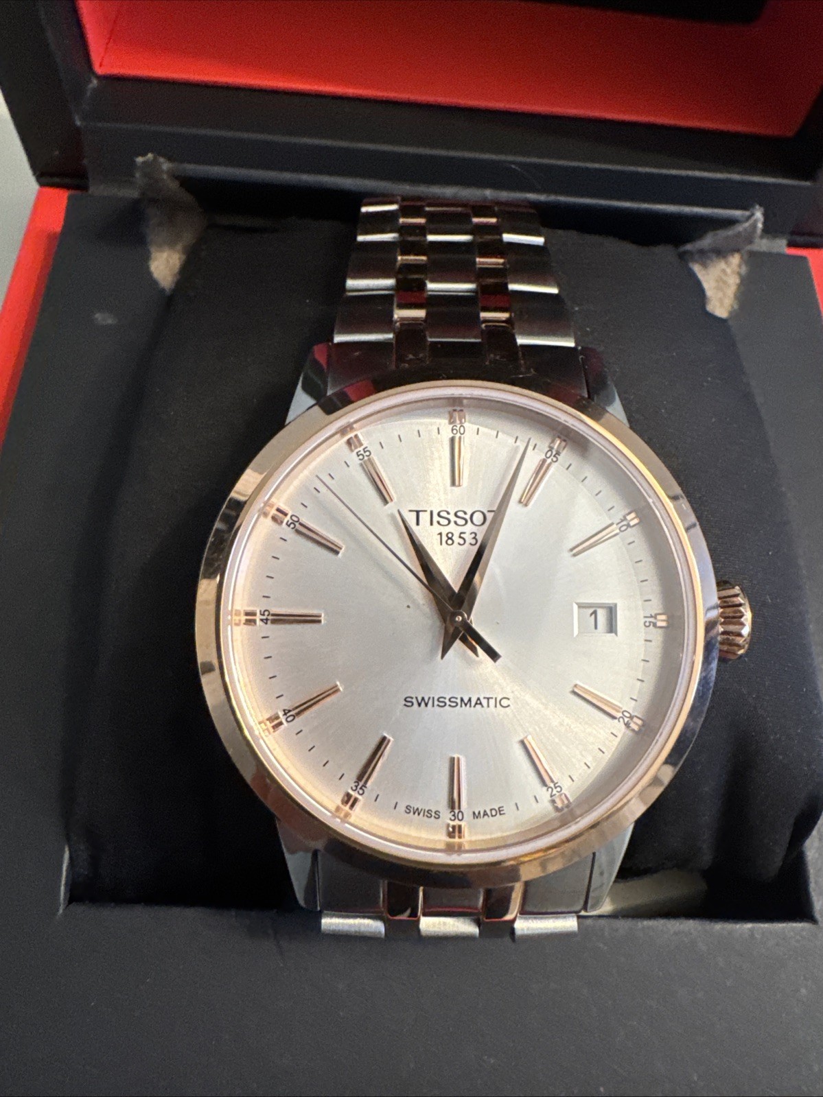 Tissot Classic Dream Swissmatic Automatic 42mm Two Tone Full Kit