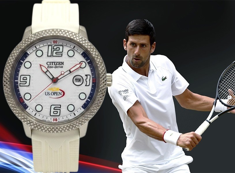 CITIZEN ECO-DRIVE US OPEN 2012 SPECIAL EDITION 42MM MEN’S QZ WATCH WITH BOX.