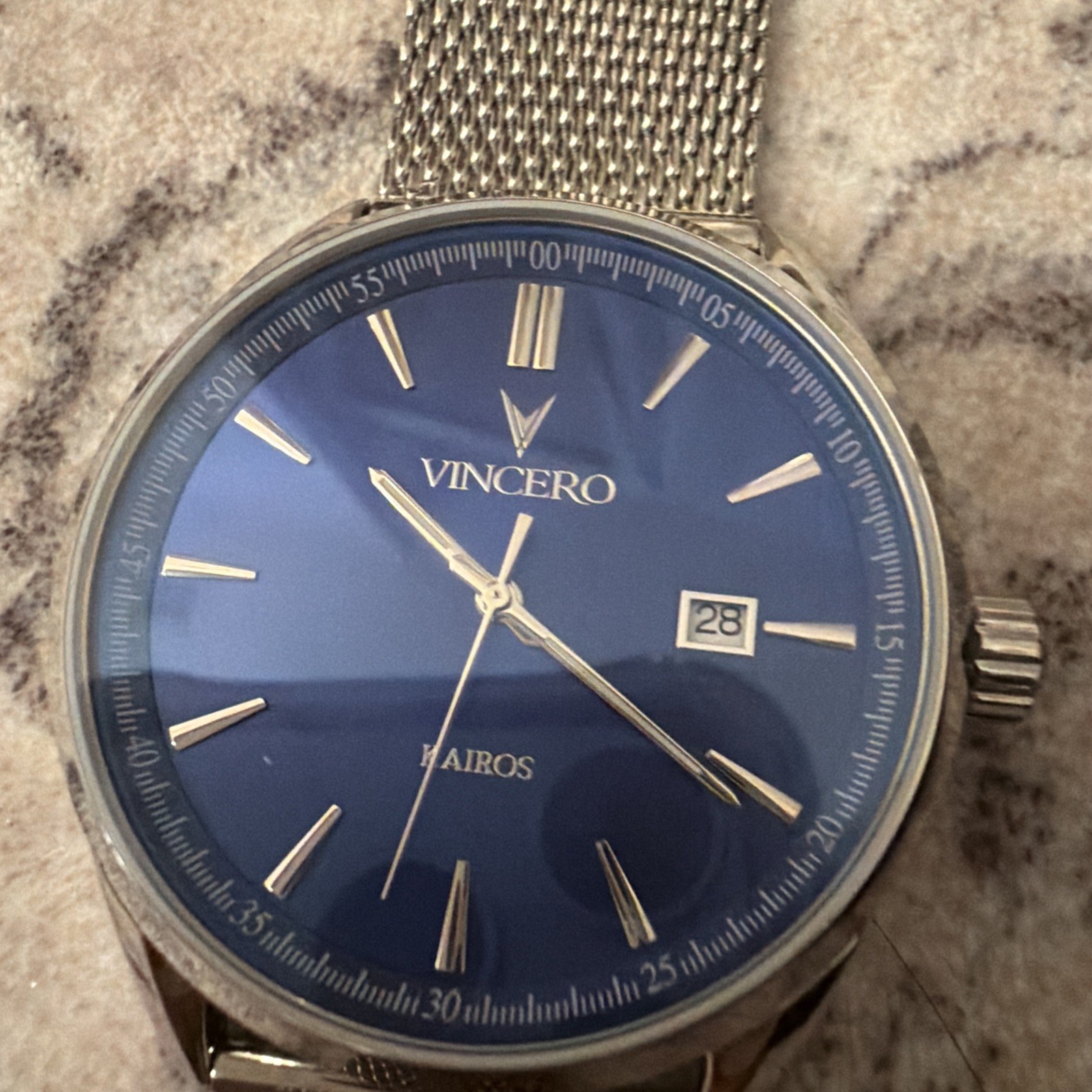 Vincero Kairos Mesh Blue/Silver Blu-SilM-K13