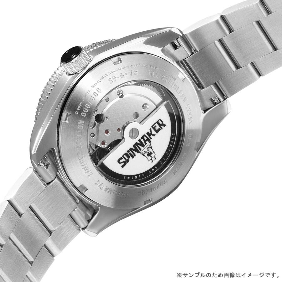 Spinnaker SP-5174-11 SpongeBob DoodleBob Auto White Dial 42mm SS Bracelet Watch